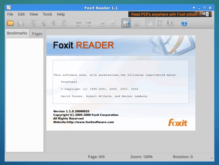ubuntu foxit reader